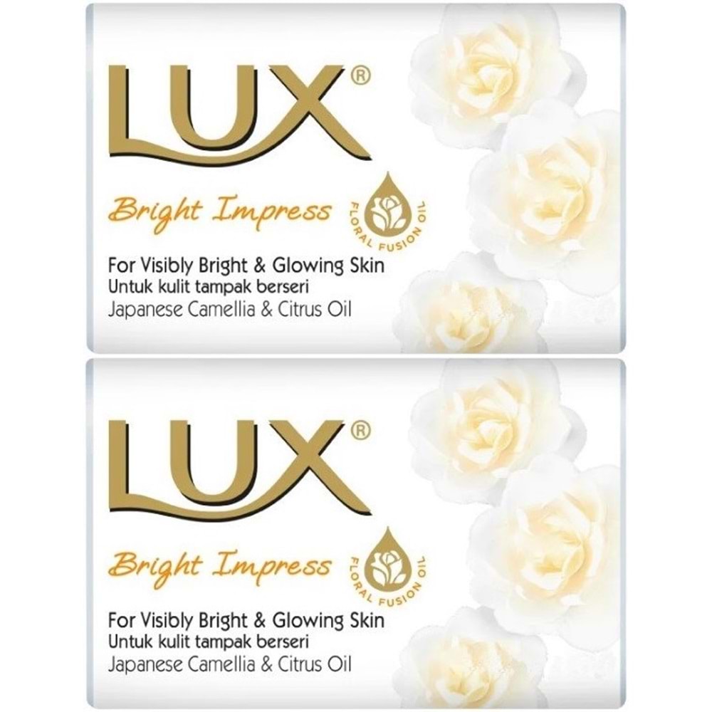 Lux Sabun 80GR Bright Impress (Etkileyici Parlaklık) (2 Li Set)
