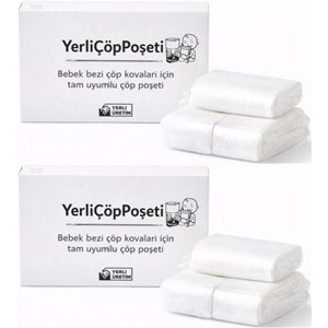 Mandaş Tommee Tippee Twist & Click Çöp Poşeti Tam Uyumlu Yerli (3 Lü Yedek Set) KOVASIZ (2 Li Set)