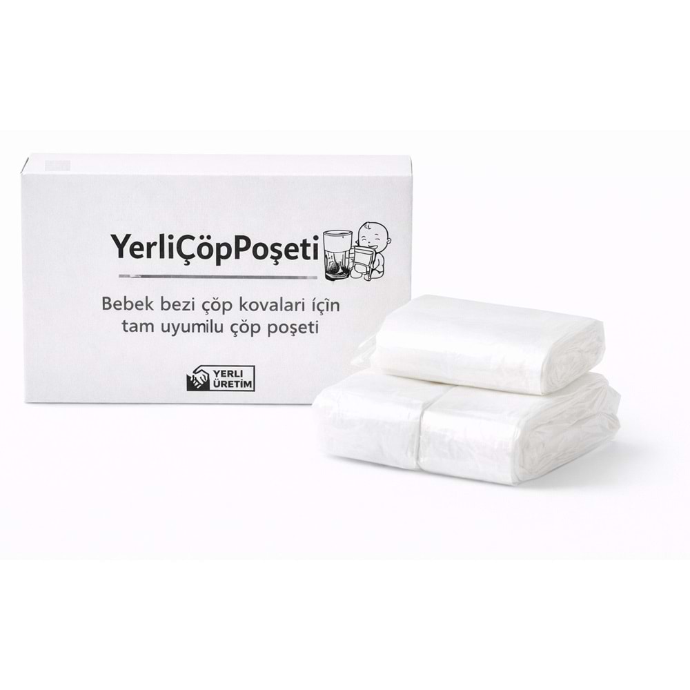 Mandaş Tommee Tippee Twist & Click Çöp Poşeti Tam Uyumlu Yerli (3 Lü Yedek Set) KOVASIZ (9 Lu Set)