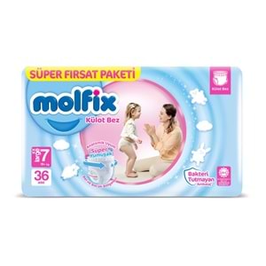 Molfix Külot Bebek Bezi 7 Beden 19+ KG XXLarge 216 Adet Ekstra Dev Avantaj Pk