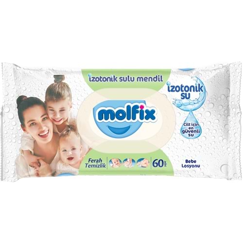 Molfix Bebek Bezi Beden:6 (15+Kg) Extra Large 62 Adet Ultra Fırsat Pk+3 Adet Islak Mendil