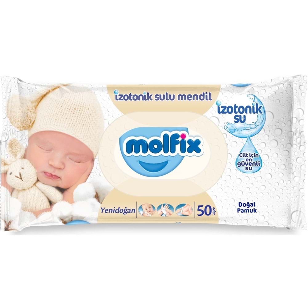 Molfix Premium Bebek Bezi 4 Beden 7-14 KG Maxi 162 Adet Fırsat Pk + 6 Adet Islak Mendil