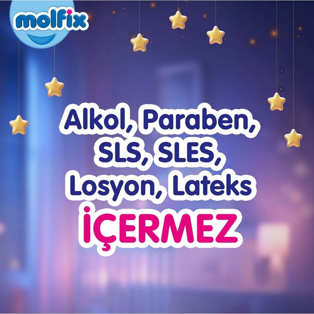Molfix Tatlı Rüyalar Bebek Bezi 5 Beden 11-18 KG Junior 174 Adet Aylık Fırsat Pk