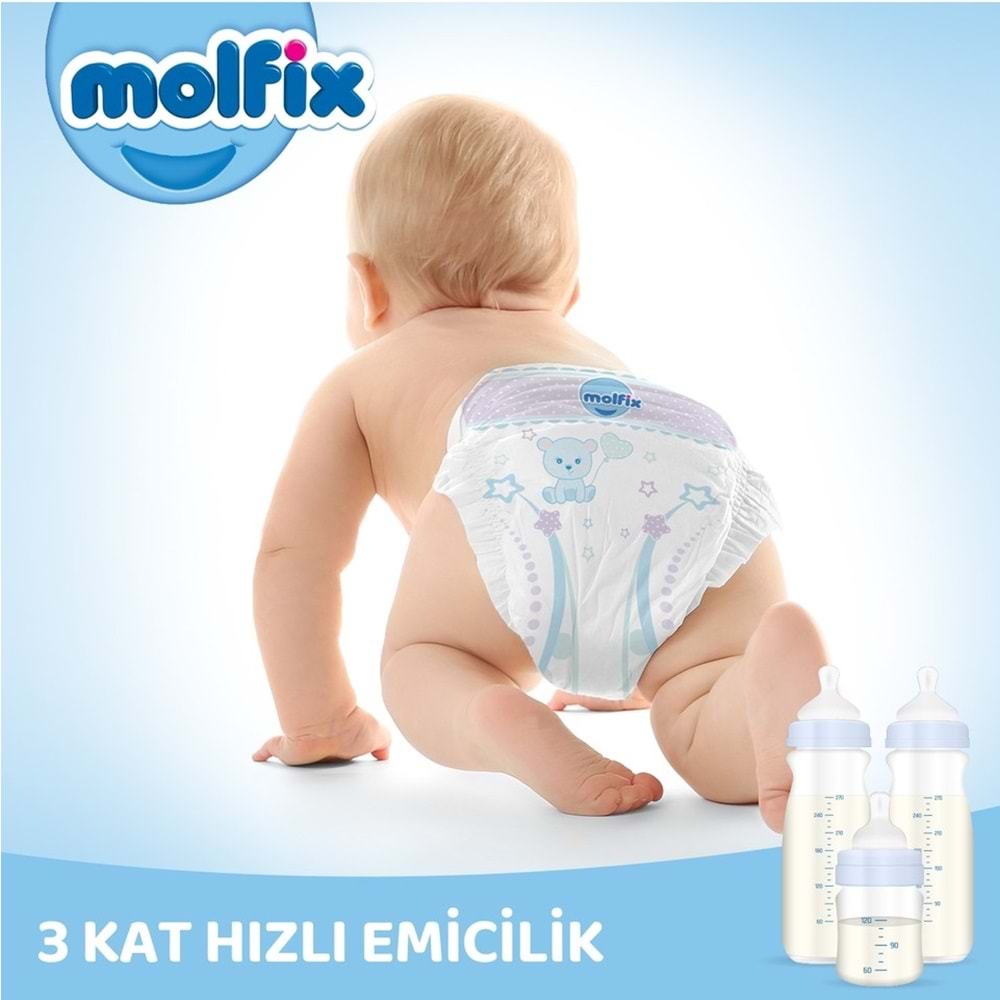 Molfix Bebek Bezi 7 Beden 20-30 KG XX Large 90 Adet Aylık Fırsat Pk