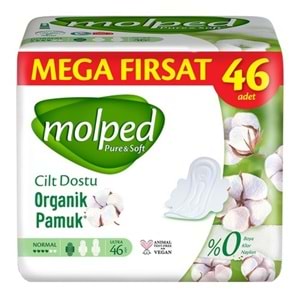 Molped Pure&Soft Hijyenik Ped Normal 414 (9PK*46) Adet Mega Pk