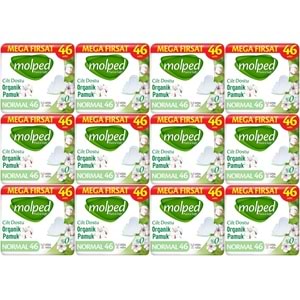 Molped Pure&Soft Hijyenik Ped Normal 552 (12PK*46) Adet Mega Pk