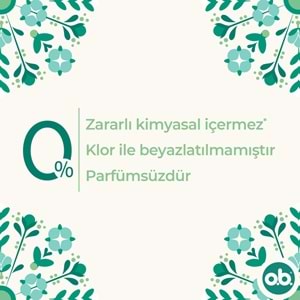 O.B Organic Normal Tampon 96 Lı Set (6PK*16)