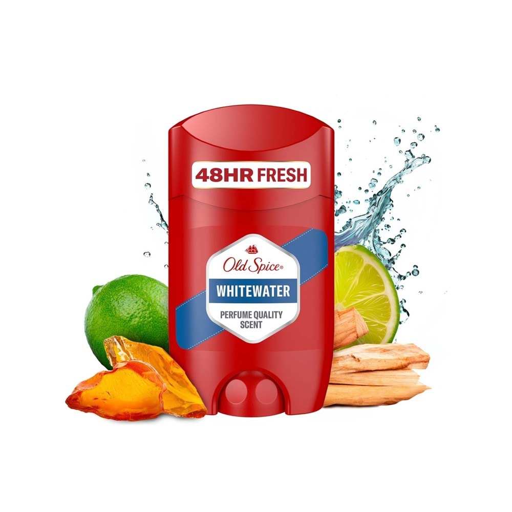 Old Spice WhiteWater Stick Roll-On Men/Erkek Deodorant 50ML (6 Lı Set)
