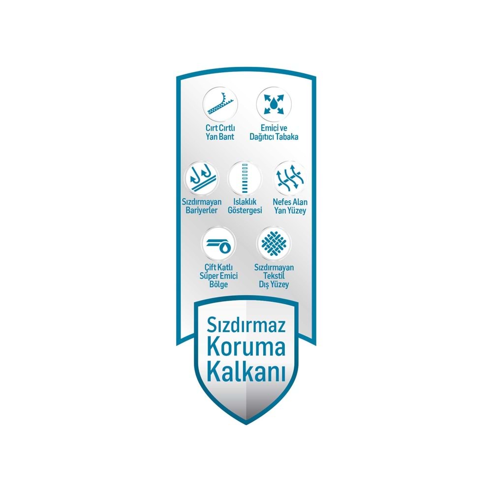Önlem Yetişkin Bezi Bel Bantlı Tekstil Yüzey L - Large - Büyük 240 Adet (8PK*30)