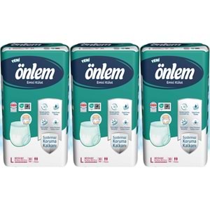 Önlem Emici Külot Yetişkin Hasta Bezi L - Large - Büyük 90 Adet (3PK*20)