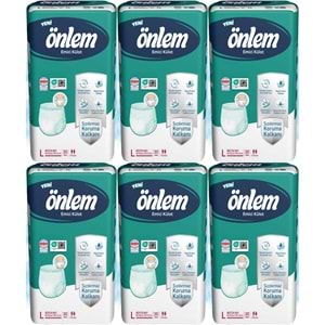 Önlem Emici Külot Yetişkin Hasta Bezi L - Large - Büyük 180 Adet (6PK*20)