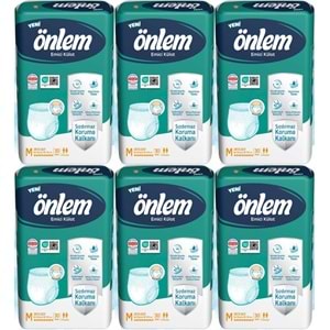 Önlem Emici Külot Yetişkin Hasta Bezi M - Medium - Orta 180 Adet (6PK*30)
