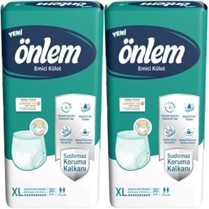Önlem Emici Külot Yetişkin Bezi XL- Extra Large - Ekstra Büyük 60 Adet (2PK*30)