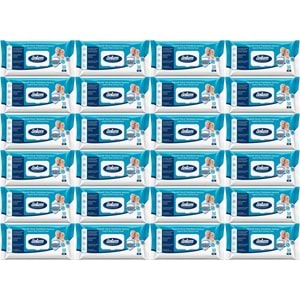 Önlem Hijyenik Vücut Temizleme Islak Mendil Havlu 1200 Yaprak (24PK*50)