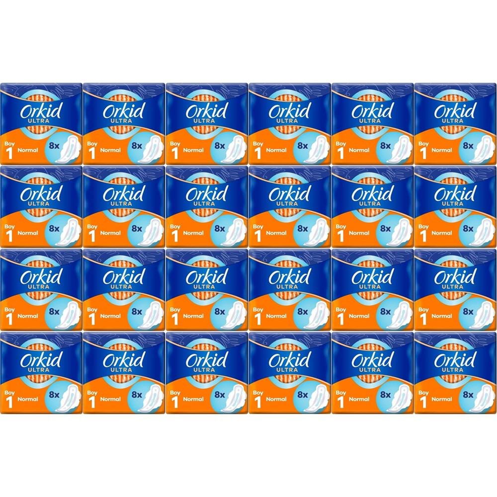 Orkid Hijyenik Ped Ultra Extra Normal 192 Adet Standart Pk (24PK*8)