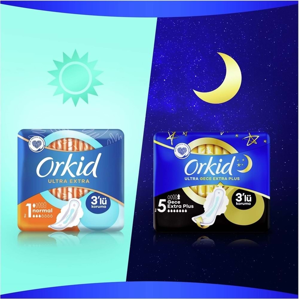 Orkid Hijyenik Ped Ultra Extra Normal 192 Adet Standart Pk (24PK*8)