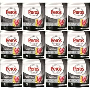Peros Pratik Matik Çamaşır Deterjanı Kapsülü - Tableti 312 Adet Siyahlar (12PK*26)