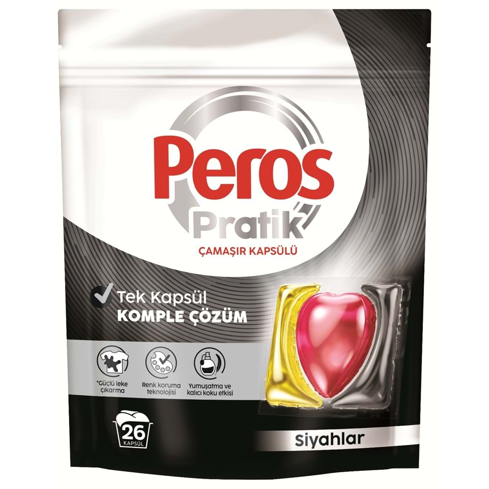 Peros Pratik Matik Çamaşır Deterjanı Kapsülü - Tableti 78 Adet (3PK*26) (Karma Set)