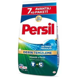 Persil Matik Toz Çamaşır Deterjanı 14KG Derin Temizleme Beyazlar İçin (2PK*7KG) (92 Yıkama)