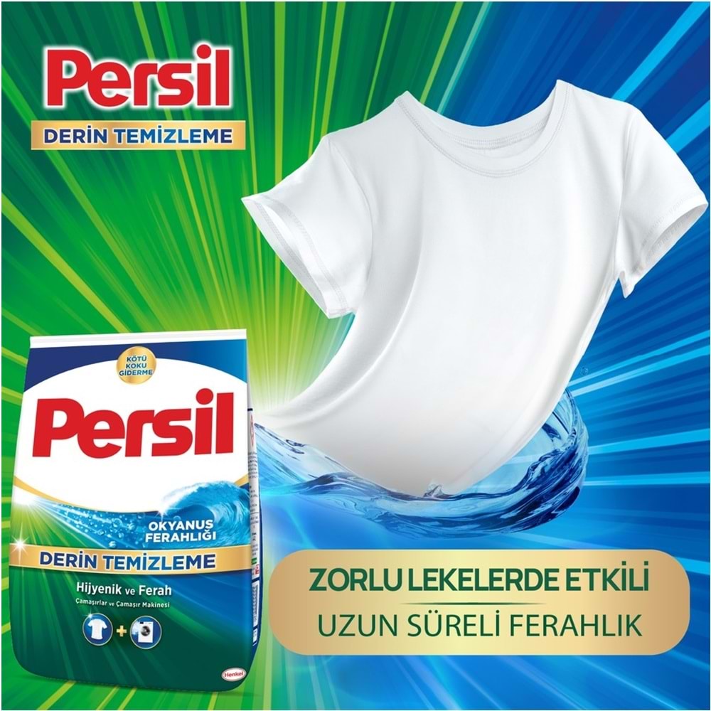 Persil Matik Toz Çamaşır Deterjanı 14KG Derin Temizleme Beyazlar İçin (2PK*7KG) (92 Yıkama)