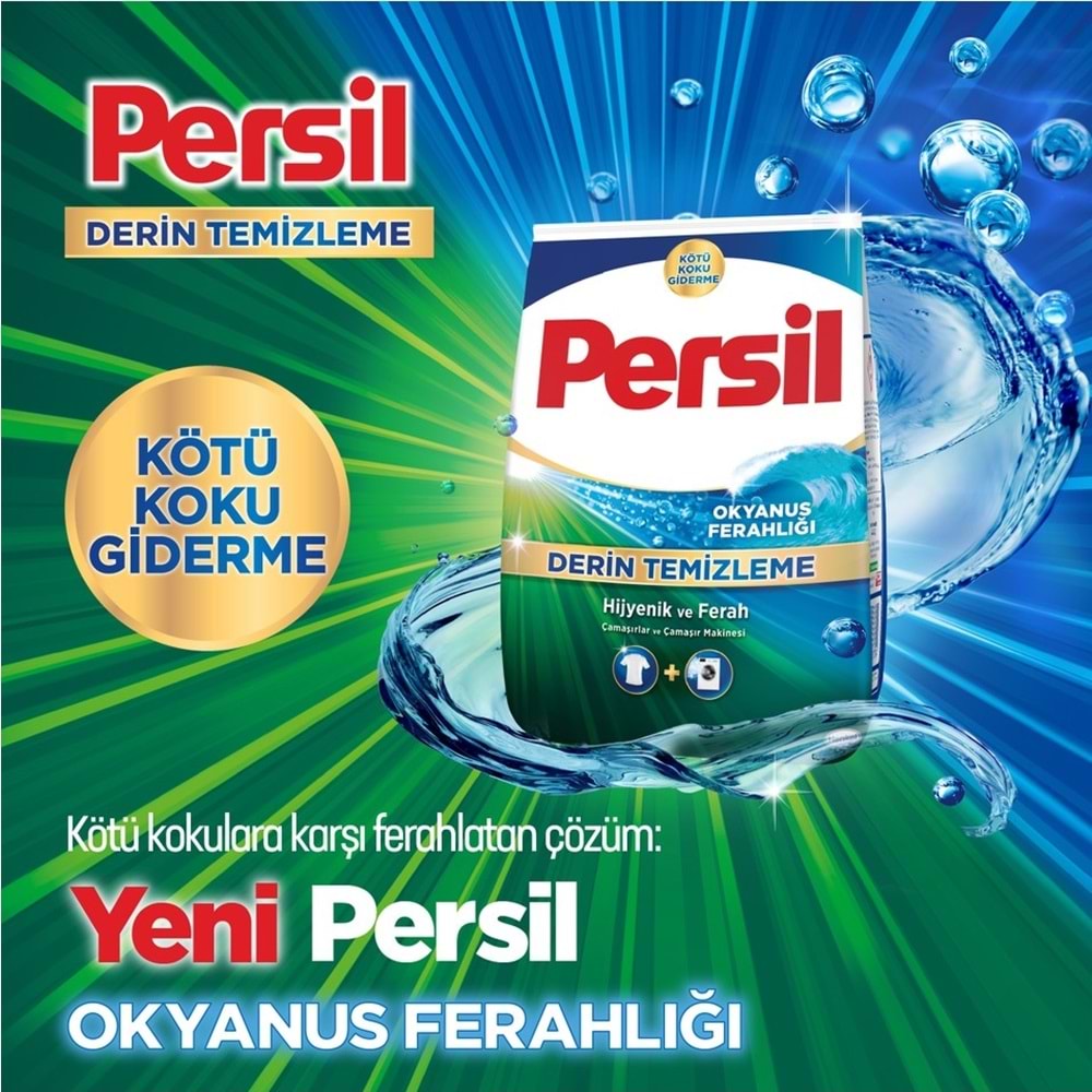 Persil Matik Toz Çamaşır Deterjanı 14KG Derin Temizleme Beyazlar İçin (2PK*7KG) (92 Yıkama)