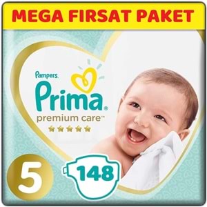 Prima Premium Care Bebek Bezi Beden:5 (11-16) Junior 148 Adet Mega Fırsat Pk