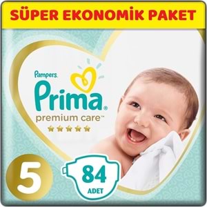 Prima Premium Care Bebek Bezi 5 Beden 11-16 KG Junior 84 Adet Süper Ekonomik Pk