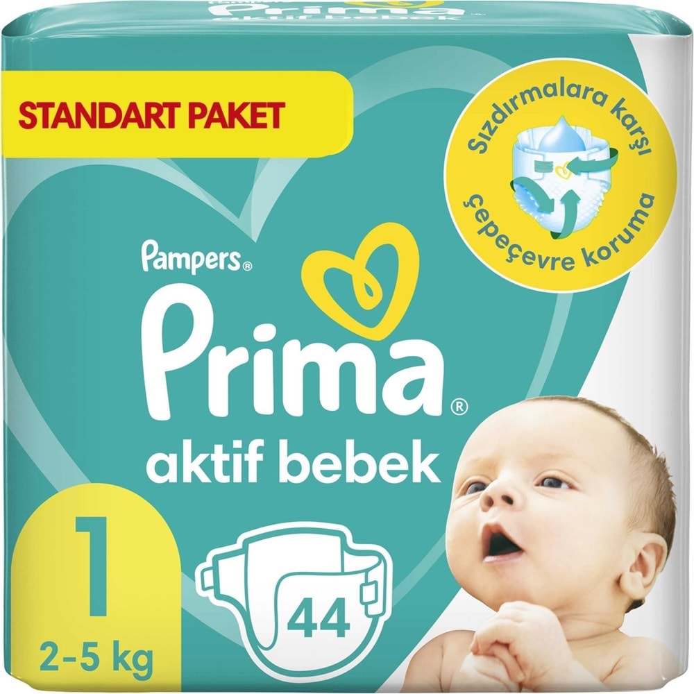 Prima Bebek Bezi Beden:1 (2-5Kg) Yeni Doğan 220 Adet Mega Ekonomik Pk
