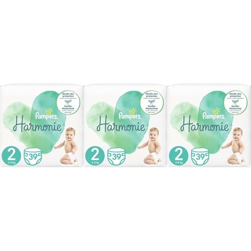 Prima Pampers Harmonie Bebek Bezi Beden:2 (4-8KG) Mini 117 Adet Aylık Ultra Fırsat Pk