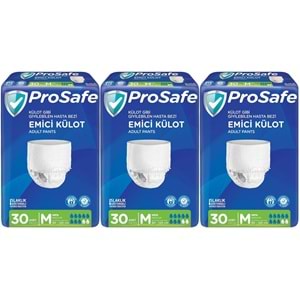 Prosafe Emici Külot Yetişkin Bezi Orta-Medium 90 Adet (3PK*30)