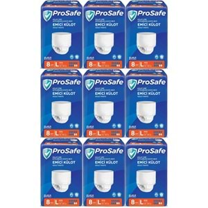 Prosafe Emici Külot Hasta Bezi Büyük-Large 72 Adet (9PK*8)