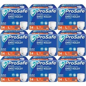 Prosafe Emici Külot Hasta Bezi L - Büyük - Large 126 Adet (9PK*14)