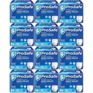 Prosafe Emici Külot Hasta Bezi XL - Ekstra Büyük - Extra Large 168 Adet (12PK*14)