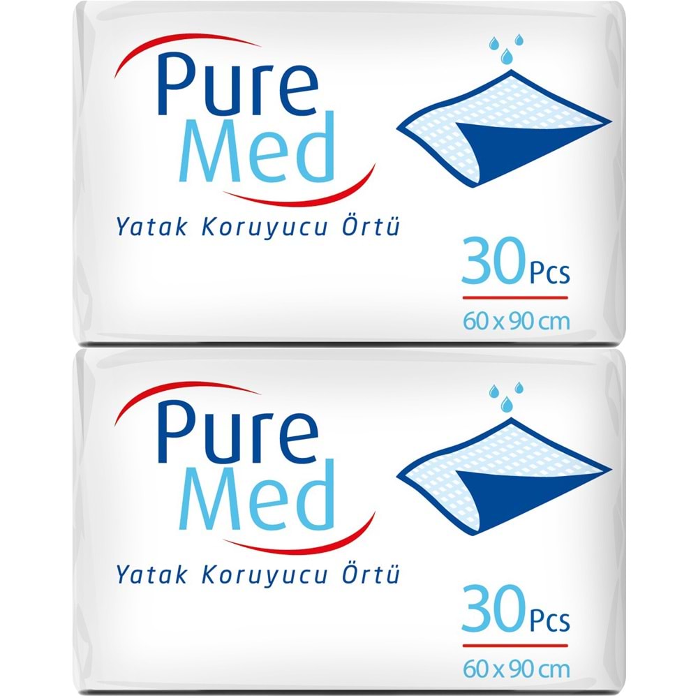 Puremed Hasta Yatak Koruyucu 60*90CM 60 Adet (2PK*30)