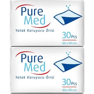 Puremed Hasta Yatak Koruyucu 60*90CM 60 Adet (2PK*30)