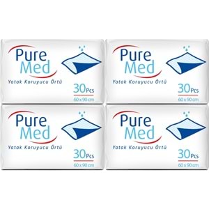 Puremed Hasta Yatak Koruyucu 60*90CM 120 Adet (4PK*30)