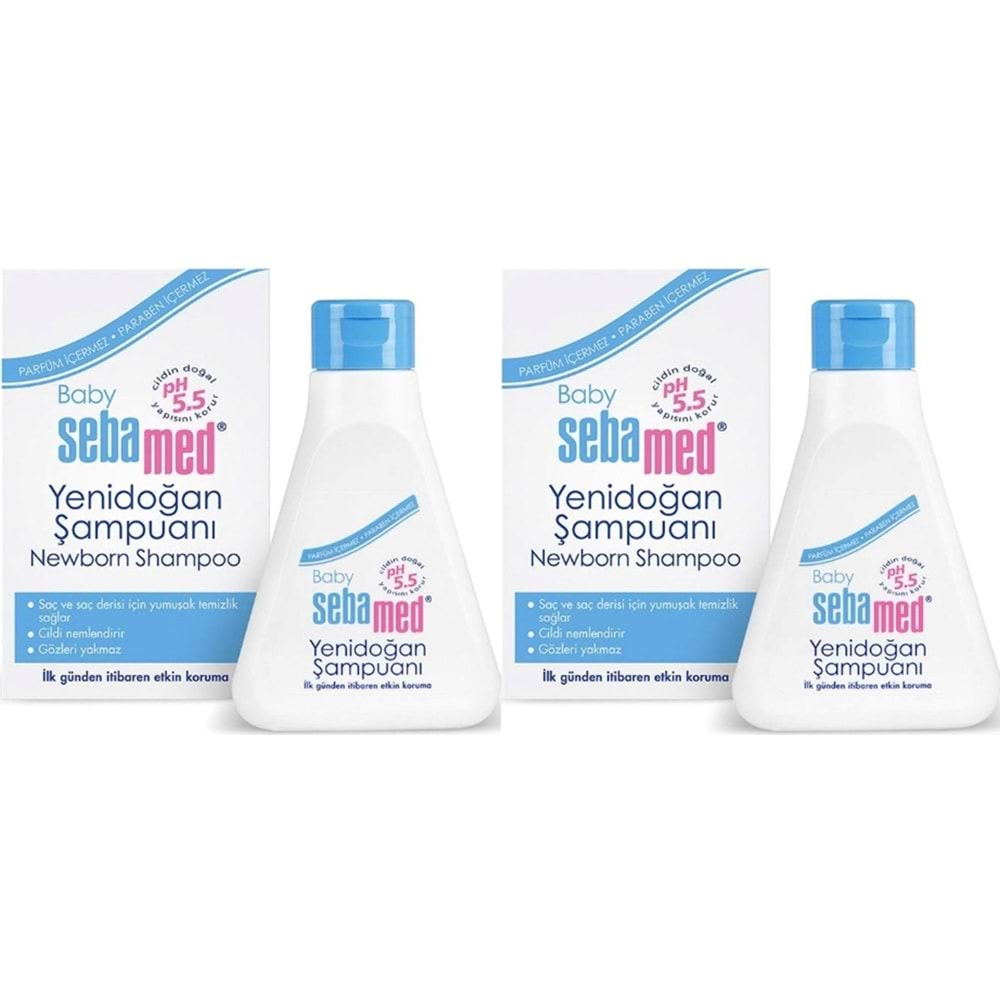 Sebamed Bebek Şampuanı 250ML Yenidoğan (2 Li Set)
