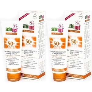 Sebamed Sun Care Çok Yönlü Koruyucu Güneş Kremi 75ML SPF 50+ Faktör (2 Li Set)