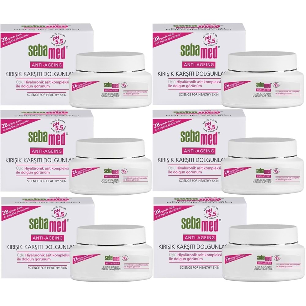 Sebamed Kırışık Karşıtı Dolgunlaştırıcı Antı-Ageıng Krem 50ML (6 Lı Set)