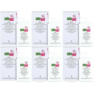 Sebamed Yüz ve Vücut Temizleyici Likit 1000ML (6 Lı Set)
