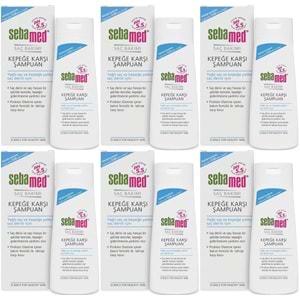 Sebamed Şampuan 200ML Kepeğe Karşı (Yağlı ve Kepeğe yatkın saç derisi İçin) (6 Lı Set)