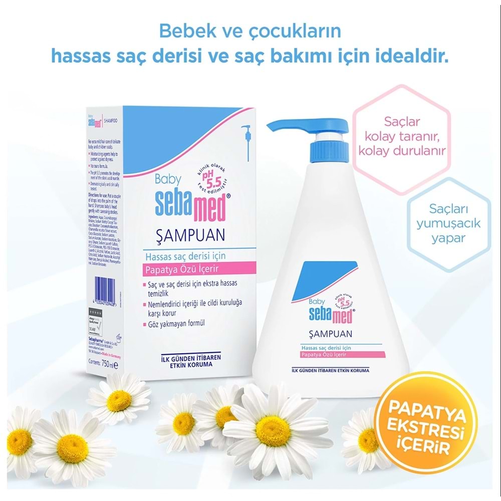 Sebamed Bebek Şampuanı 750ML Pompalı (Fırsat Pk)