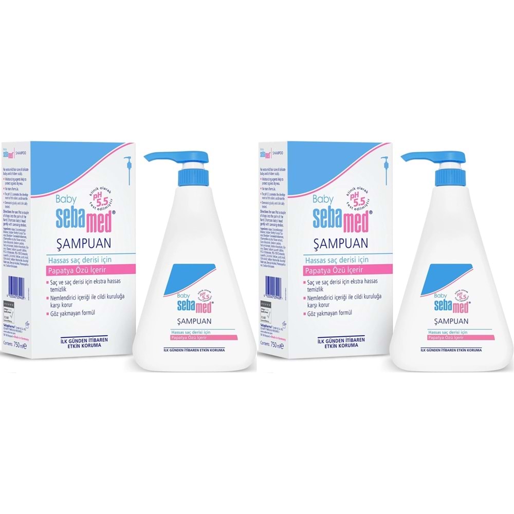 Sebamed Bebek Şampuanı 750ML Pompalı (Fırsat Pk) (2 Li Set)