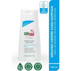Sebamed Şampuan 400ML Kepeğe Karşı ve Yağlı Saç Tipleri için (3 Lü Set)
