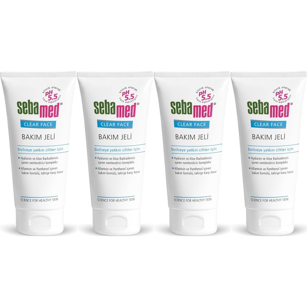 Sebamed Clear Face Bakım Jeli 50ML (4 Lü Set)