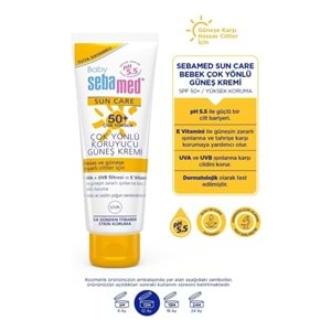 Sebamed Baby Sun Care Güneş Kremi 75ML 50+ Çok Yüksek Faktör Çoçuk (6 Lı Set)