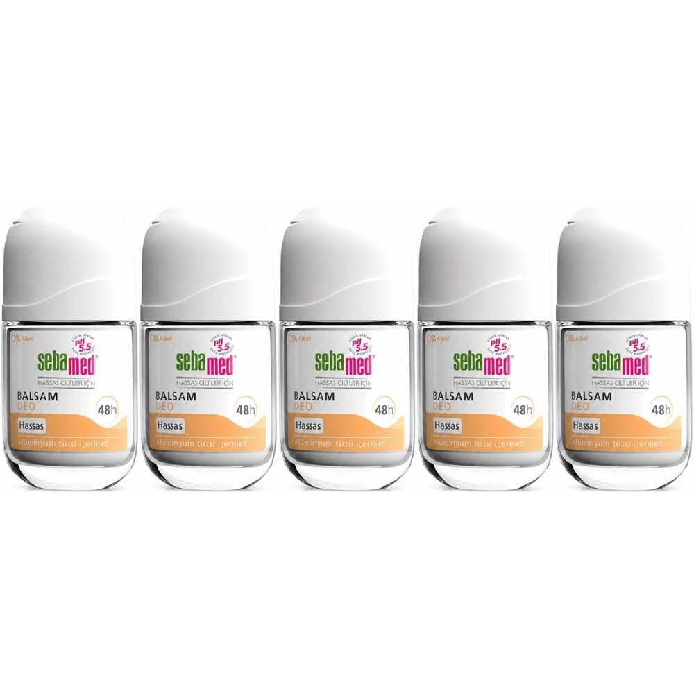 Sebamed Roll-On 50ML Balsam Hassas/Sensitive (5 Li Set)