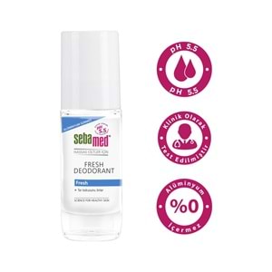 Sebamed Deodorant Roll-On 50ML Balsam Hassas/Sensitive + Roll-On 50ML Fresh (Karma 4 Lü Set)