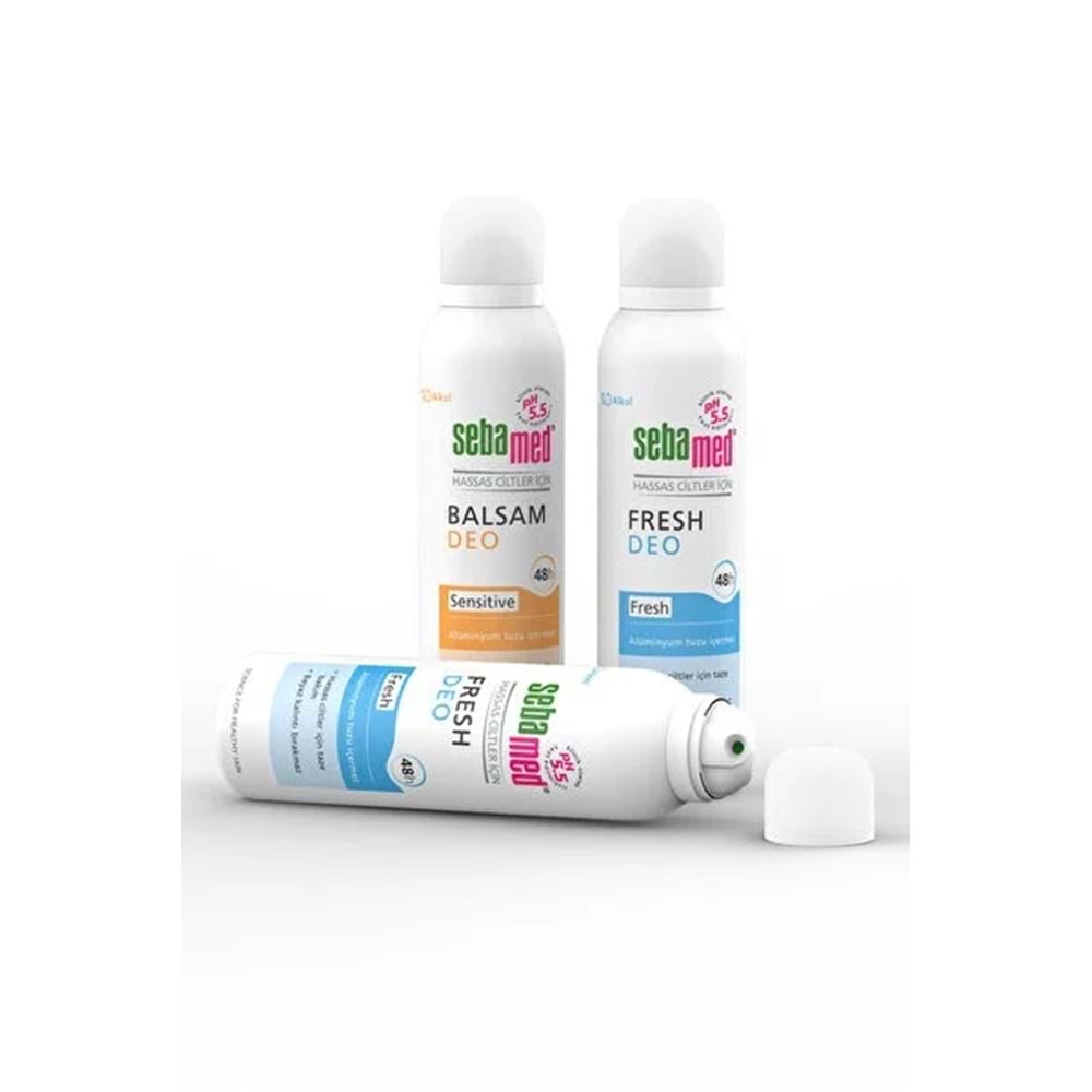 Sebamed Deodorant Aerosol 150 ML Balsam - Sensitive/Hassas (3 Lü Set)