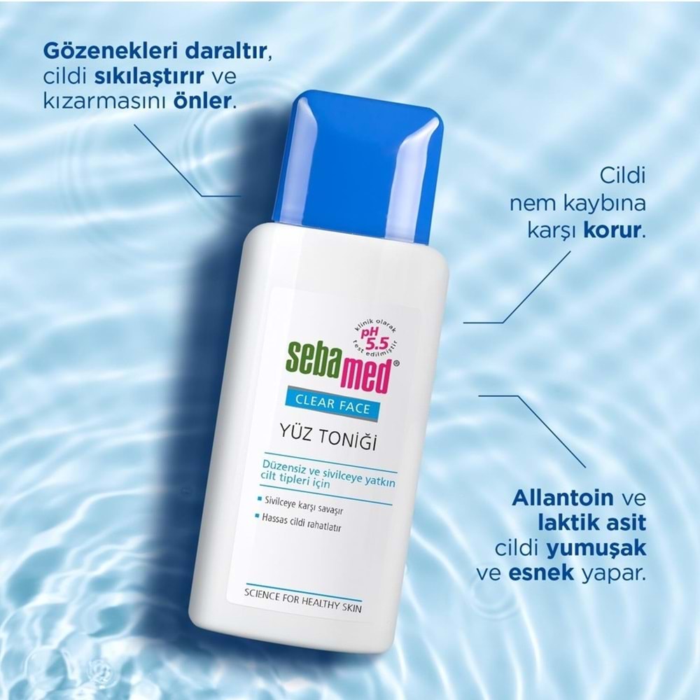 Sebamed Clear Face Yüz Temizleyici Toniği 200ML (4 Lü Set)